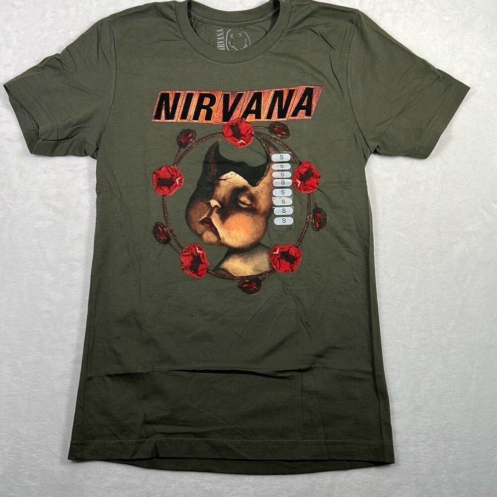 Nirvana cotton concert release band T-shirt NWOT Men‎ Small